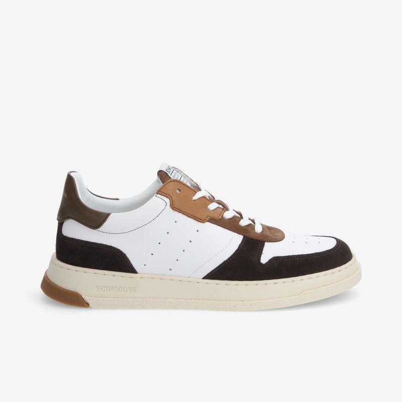 ORDER SNEAKER M - NAPPA/SUEDE/SDE - BLANC/MARRON